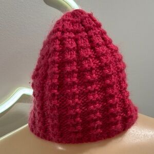 Cozy Hot Pink Knit Beanie